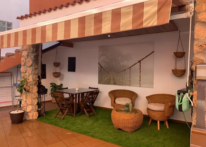 El Refugio A - Terraza アパート